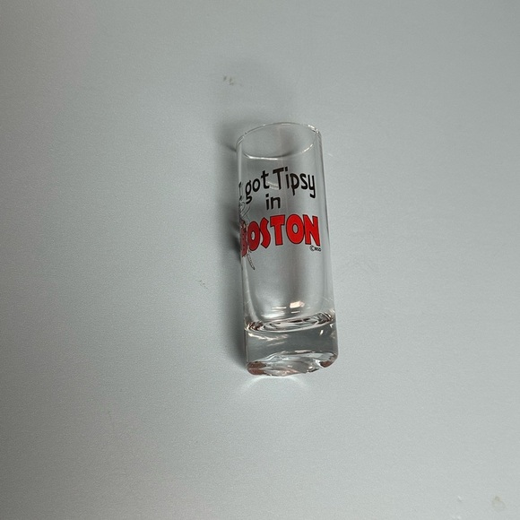 Rare I Got Tipsy In Boston Tilted Shot Glass - Picture 6 of 6